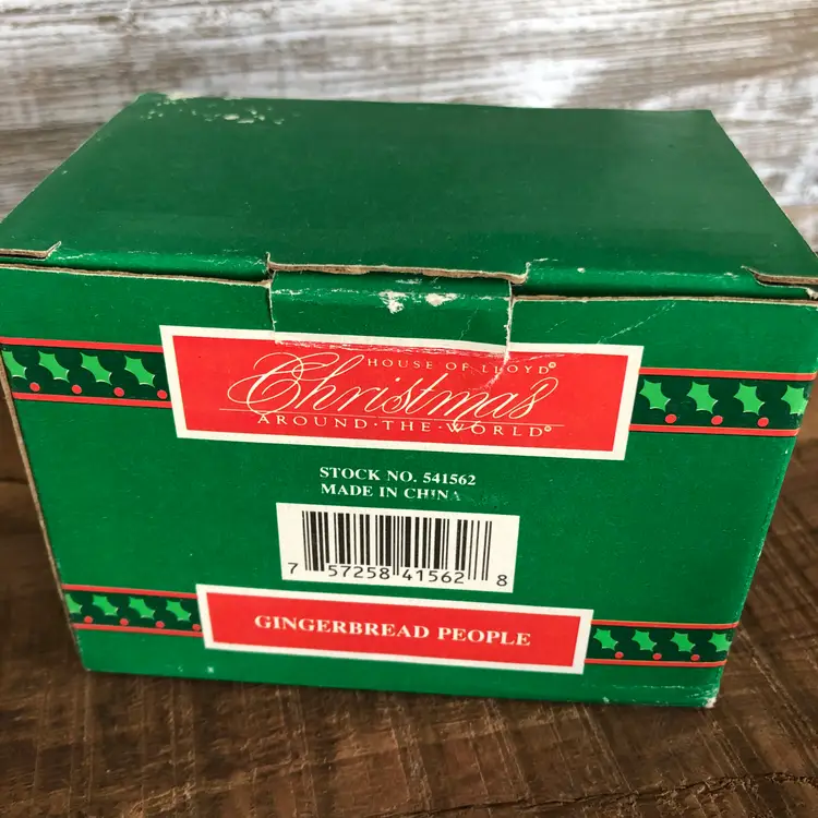 Gingerbread People House Of Lloyd Ornaments Set Of 6 Christmas Around The World