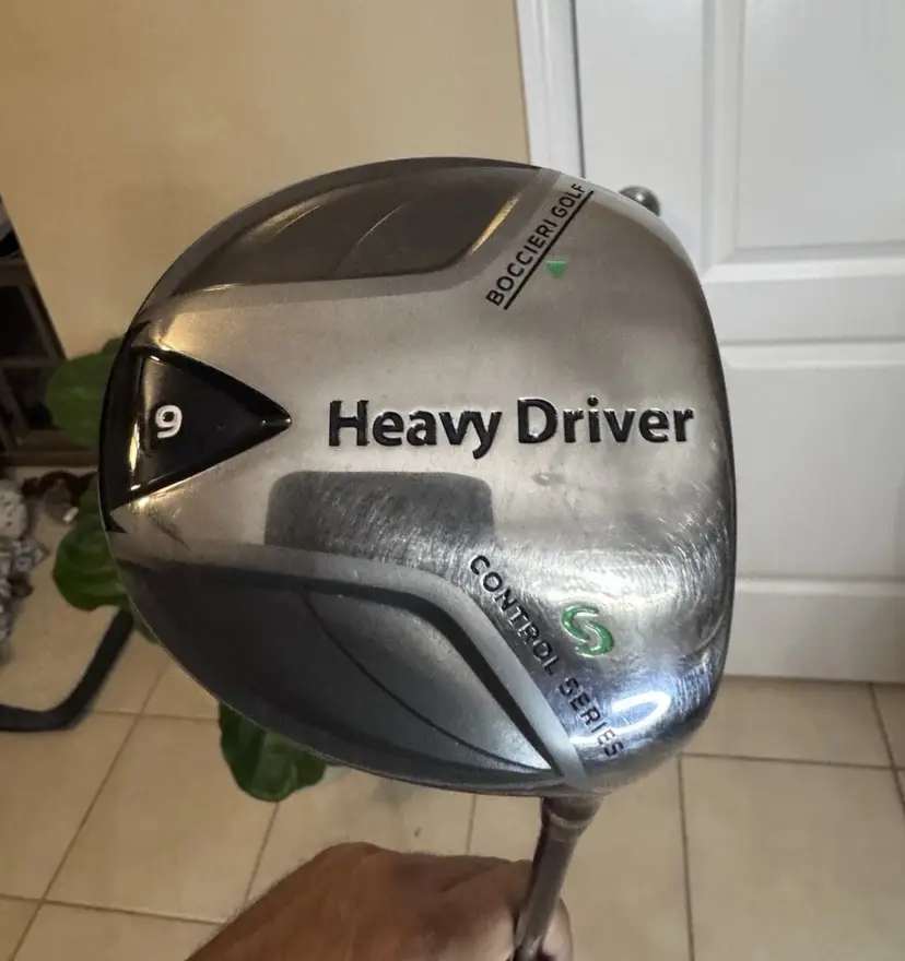 Boccieri Golf Heavy Driver 9* Aldila NVS 65g Regular Flex Graphite Mens RH W HC