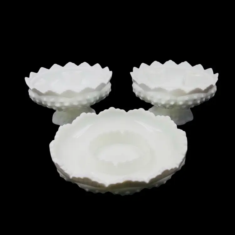 3pc Console Set By Fenton1971-1980Holiday Hosting