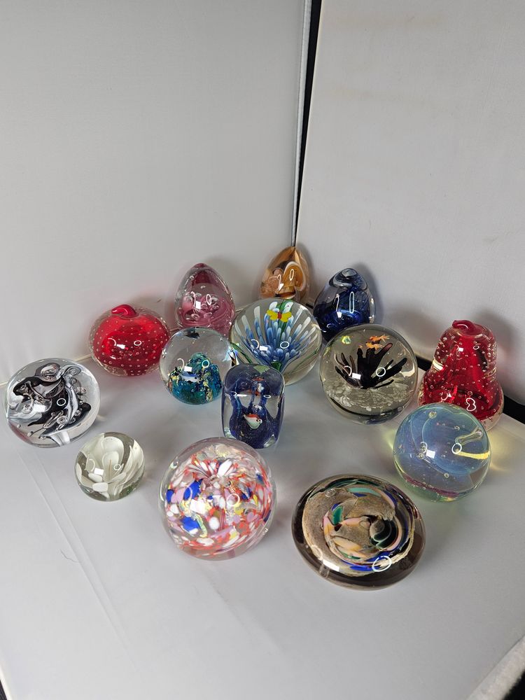 Paperweights,Paperweights, and More Paperweights! Come see all the beautiful Paperweights!!!