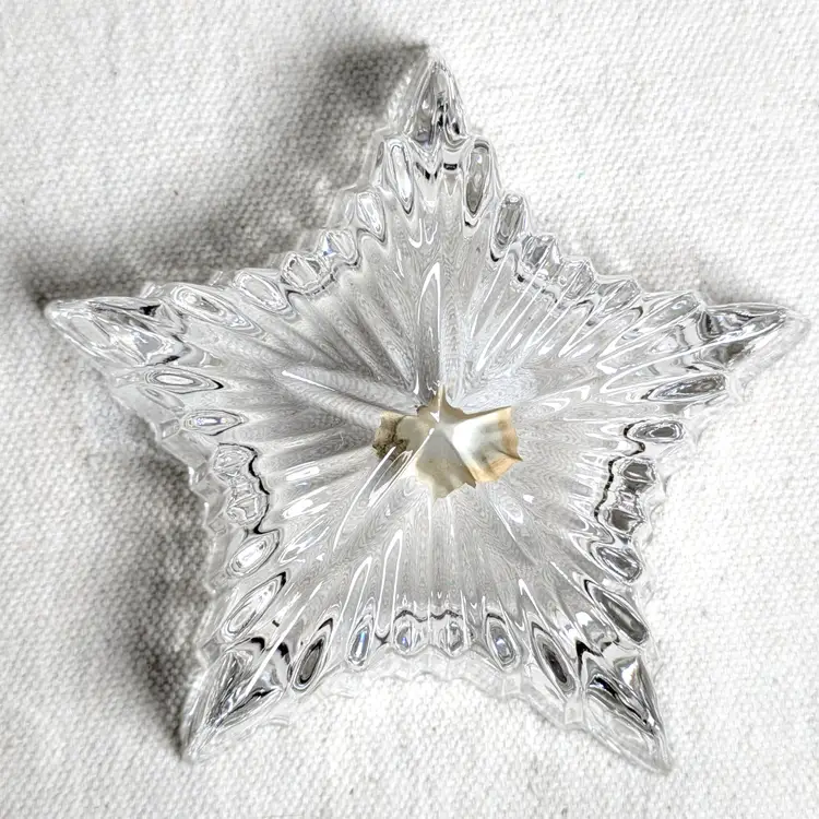 Crystal Star-Shaped Trinket Dish