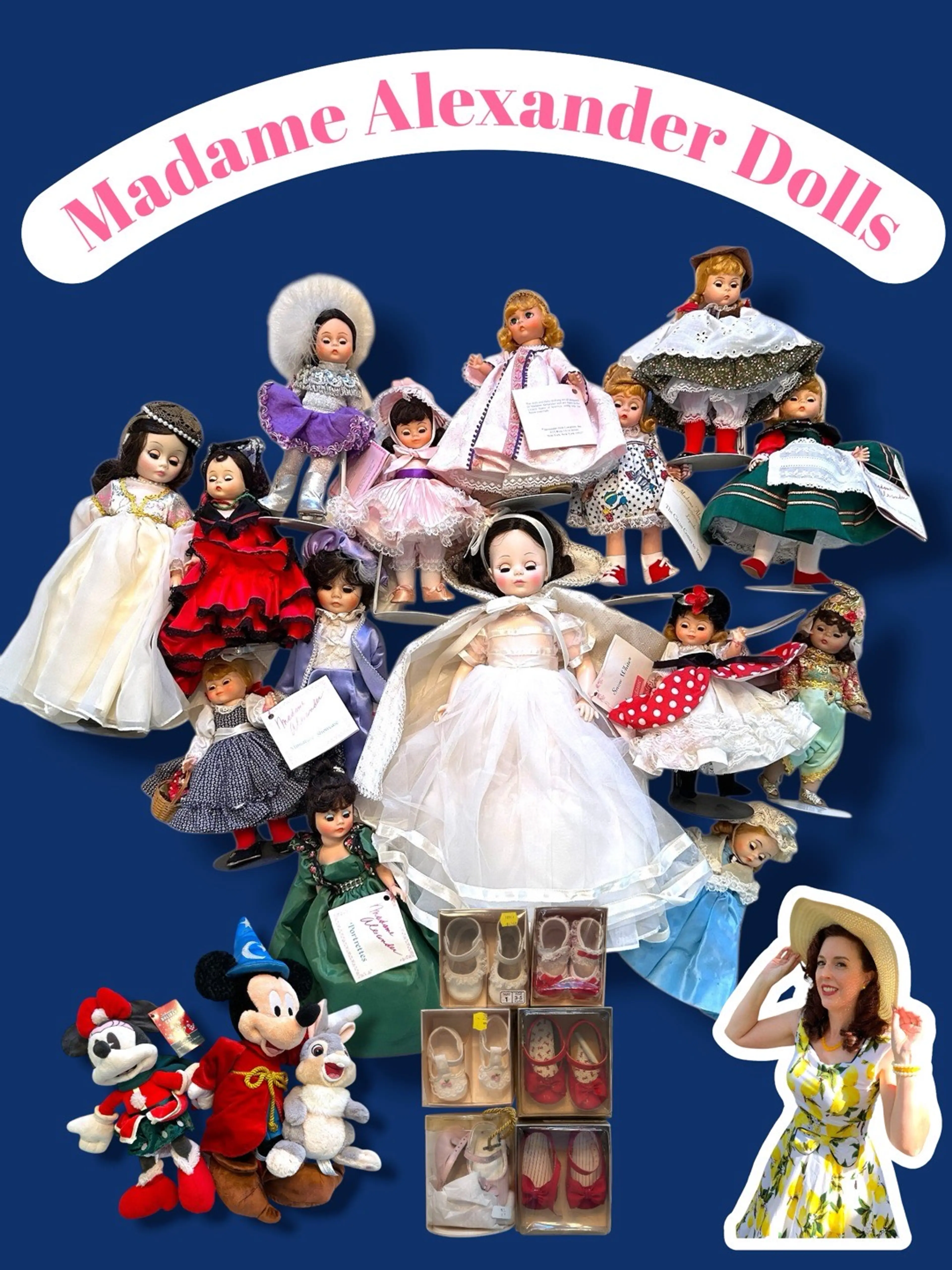 Madame Alexander Dolls, Baby Shoes & Plush. All Dolls Start At $10!😲🥰 You Get First Choice! 