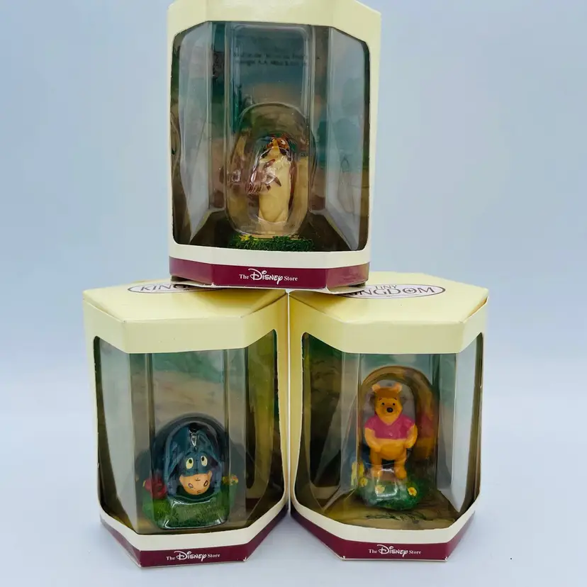 Winnie the Pooh & The Honey Tree Mini Figures Tiny Kingdom Owl Eeyore NEW Disney