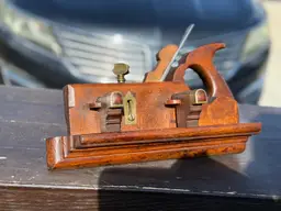 Plough plane with complete set of  cutters