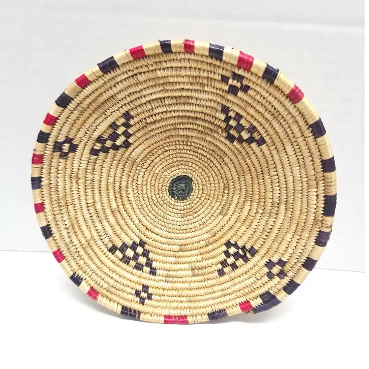 Native American Woven Basket Sweetgrass/Platform Tray Wall Hanging/Native American Design/Home Decor/Wall Hanging/Native American Wall Decor