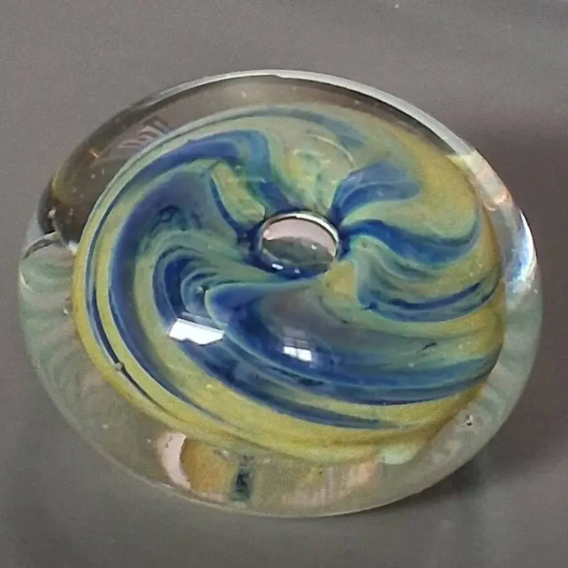 Vintage RARE, Miniature Signed John Gentile Collector Paperweight