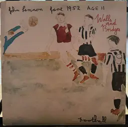 JOHN  LENNON WALLS AND BRIDGES 1974 PCTC 253 W/BOOK LIVERPOOL IMPORT