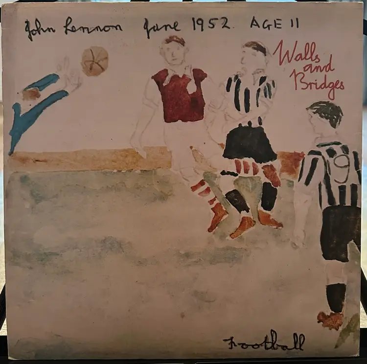 JOHN  LENNON WALLS AND BRIDGES 1974 PCTC 253 W/BOOK LIVERPOOL IMPORT