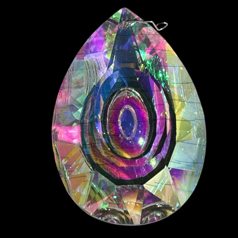 Large Iridescent Sun catcher Prisim