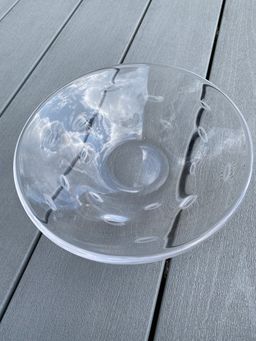 Vintage ORREFORS SIGNED Ingeborg Lundin Bowl Dimple Dish