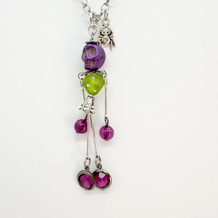 Halloween Articulated Skeleton Necklace