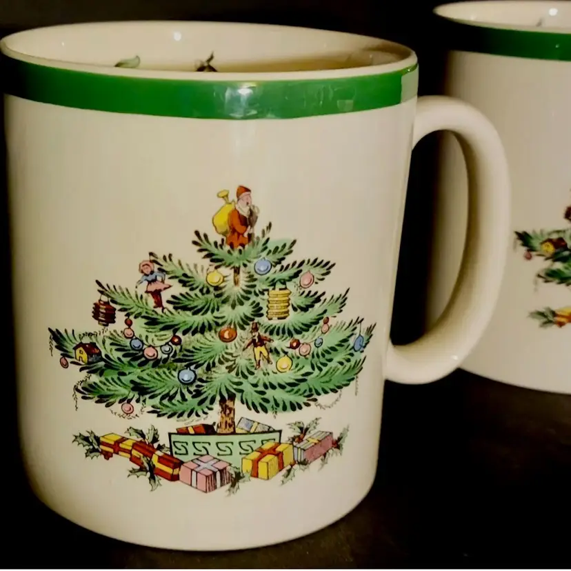 SPODE Christmas Tree Coffee Mug