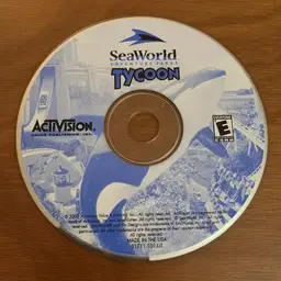 SEAWORLD Adventure Parks Tycoon ActiVision (PC CD-ROM, 2003)