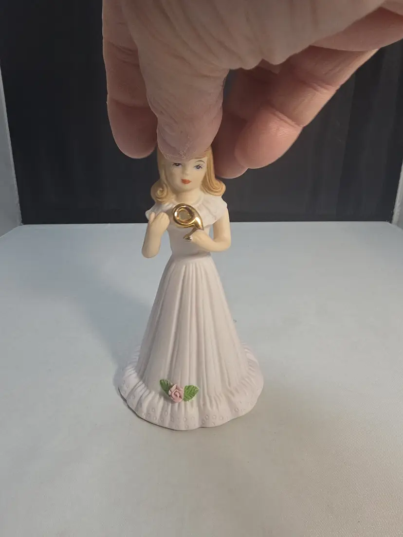 Vintage 1982 Enesco Growing Up Birthdays Girls Blonde Age 9 No Box (A1)