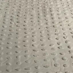 White Chenille Blanket 74” X 96”