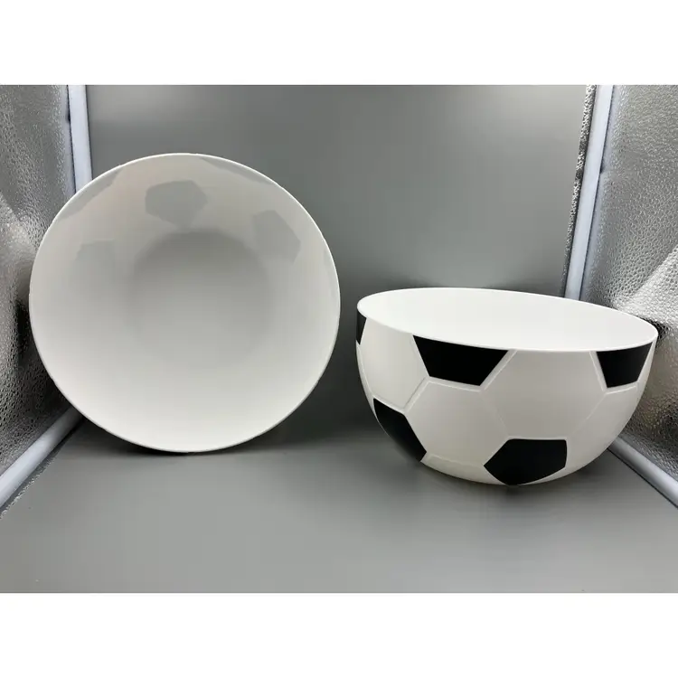 2 Pack Soccer Ball Snack Bowls