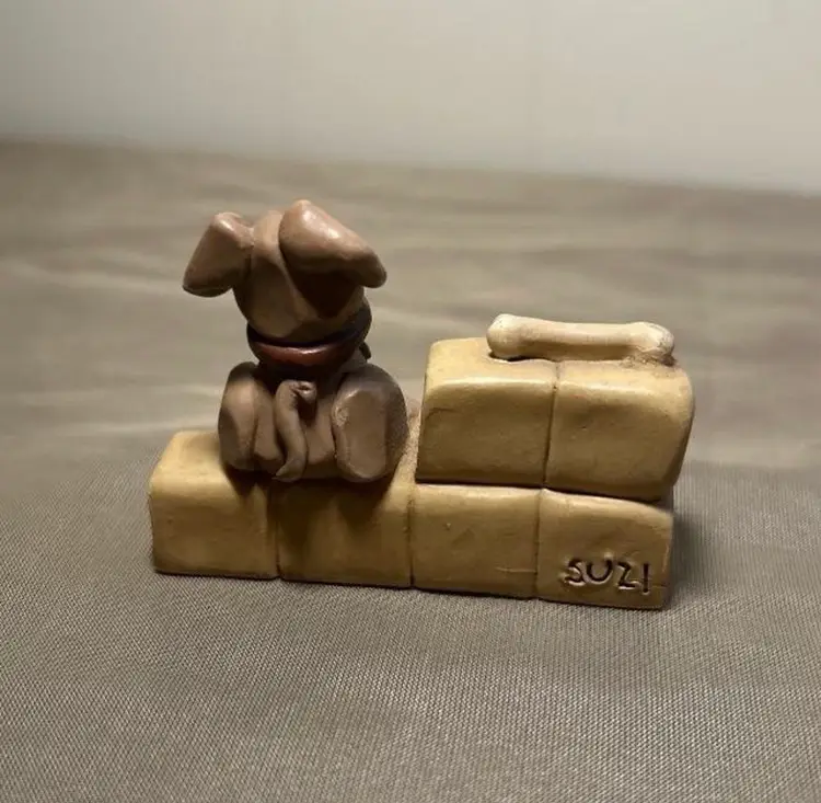 Small Suzi “I Love Dogs” Figurine