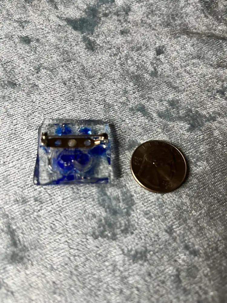 Fused Glass Brooch