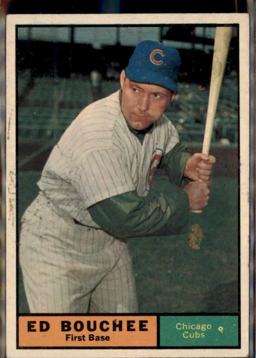 1961 Topps #196 Ed Bouchee - ( ) - Chicago Cubs