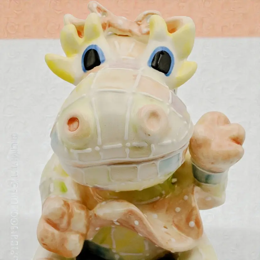 KoKo Originals Jamie Joy Dragon Patchwork Ceramic Figurine Athena Boulgarides