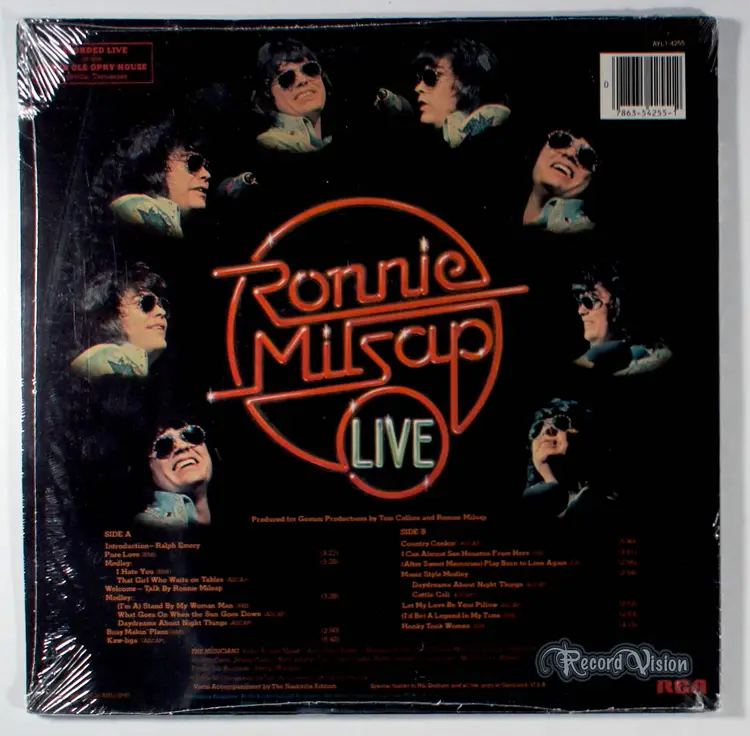 Ronnie Milsap - Live (1976) [SEALED] Vinyl LP • Concert, Best of Country