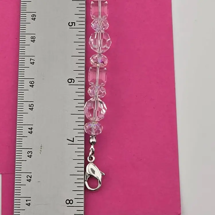 Swarovski brand crystal bead bracelet 7.5 inch
