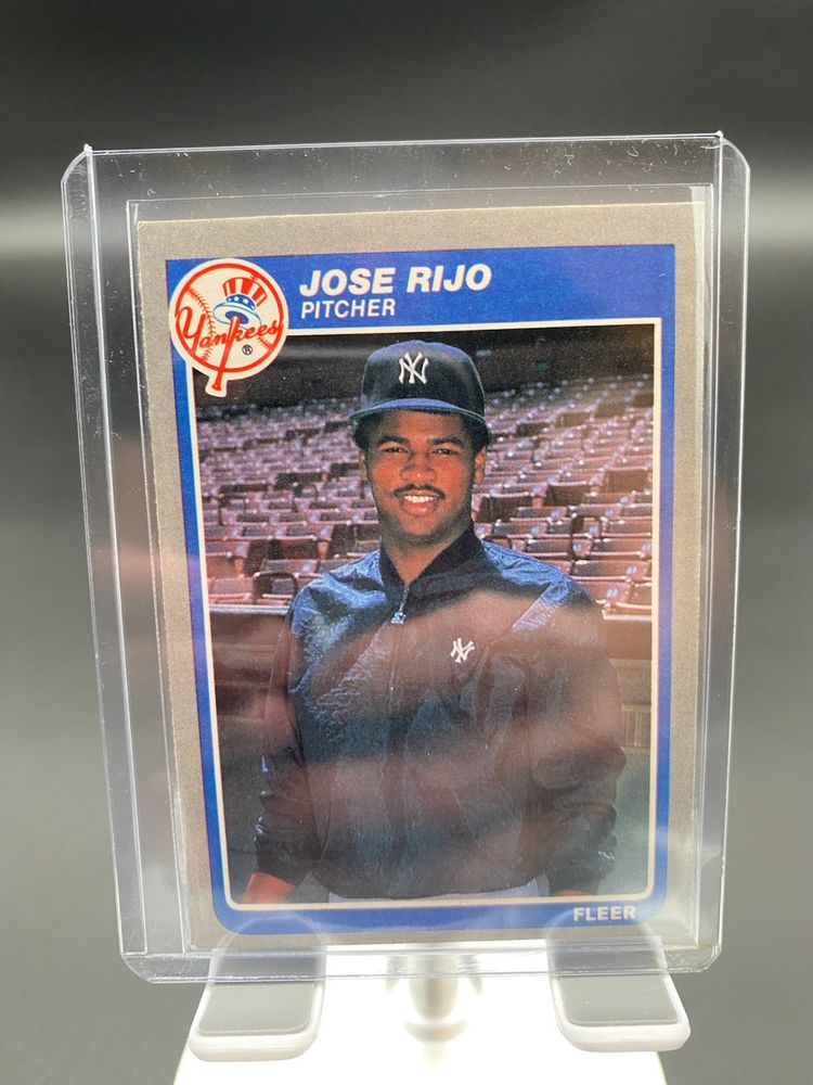 Fleer 1985 MLB New York Yankees Jose Rijo Trading Card #143