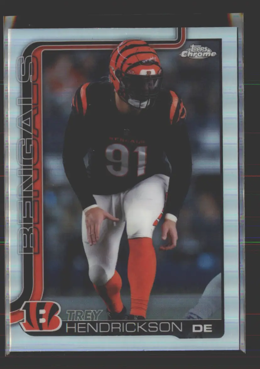 Trey Hendrickson 2025 Topps Chrome Refractor #65 - (142) - Cincinnati Bengals