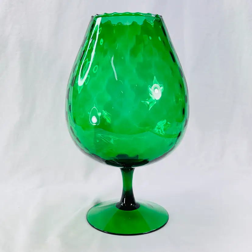 Extra Large Empoli Emerald Green Snifter