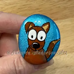 2212 Paintings Stone Fridge Magnet