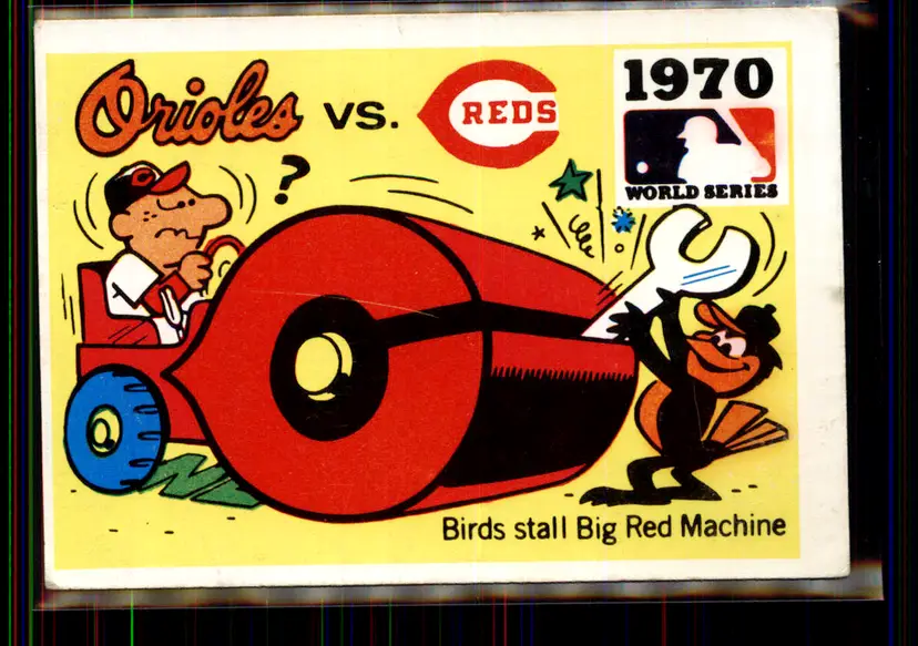 1968 Fleer World Series #68 - Baltimore Orioles/Cincinnati Reds - (pk2-118)