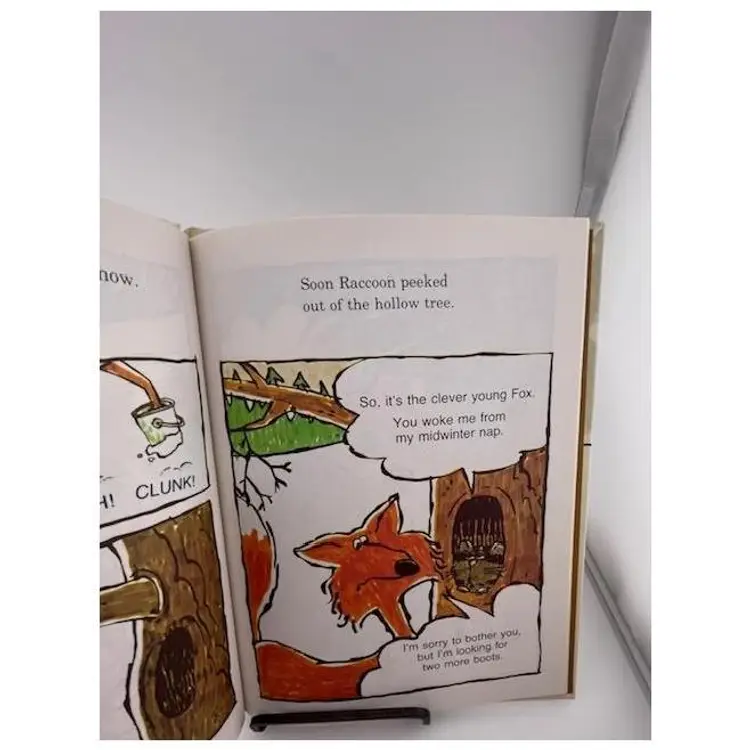 Vintage The Fox with Cold Feet Childrens Book - Written by Bill Singer