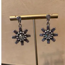 Beautiful Silver Tone Earrings 