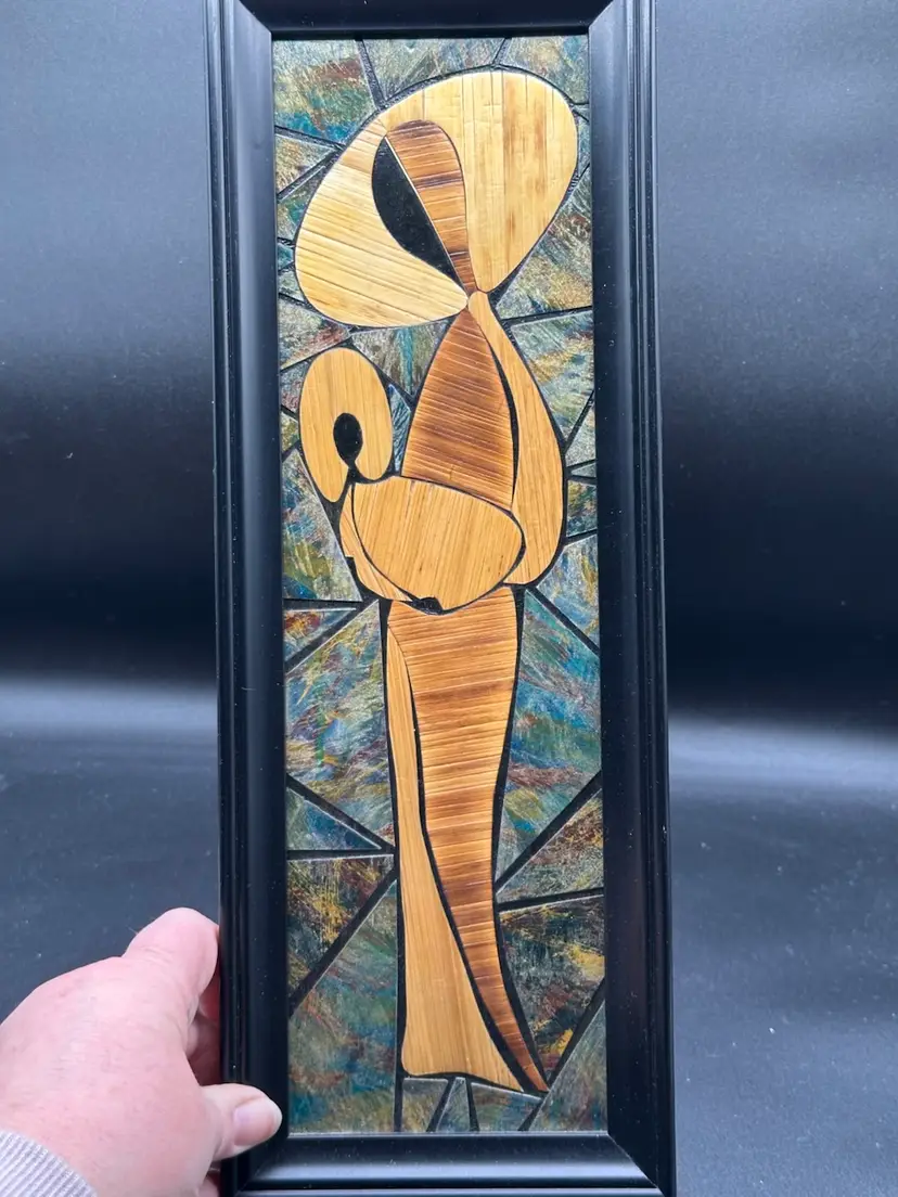 Stunning Piece!! Mother Mary Baby Jesus Wall Art