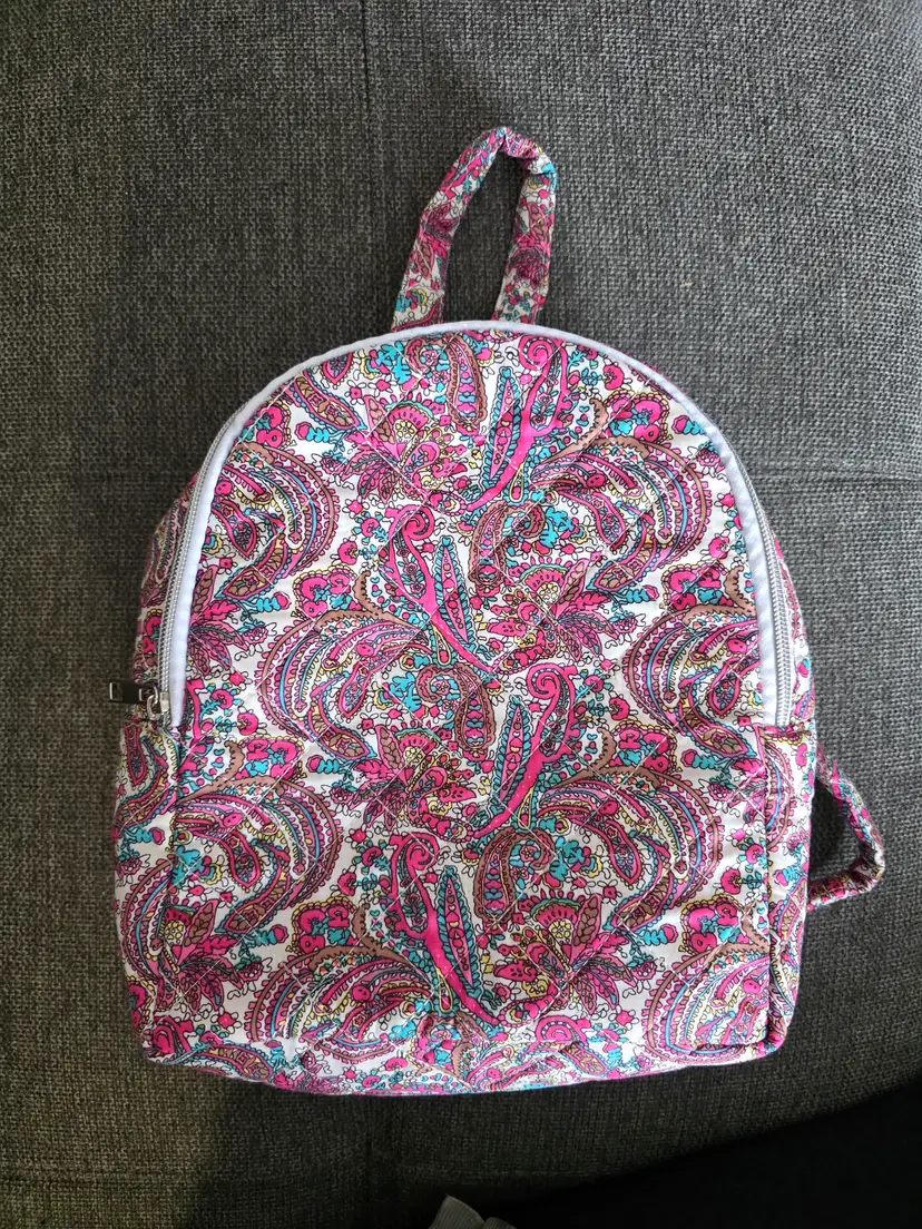 Cute NWOT Pink Paisley Small Backpack