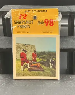 1960’s 12 snap shots in pack Ft. Ticonderoga.