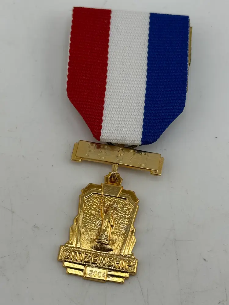 Citizenship 2004 medal PS 270 Ribbon Pin