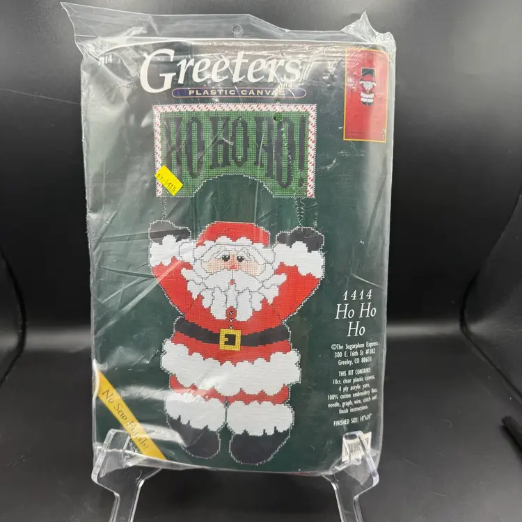 Santa Door Hanging Embroidery Kit
