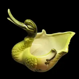 #01 - Hull Duck Remote Control Holder /trinket Dish *has a flaw*, 8 in H x 5 in W