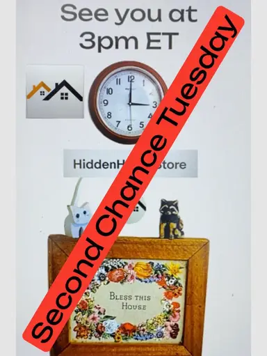 2nd Chance Tuesday 3pm ET HiddenHouseStore