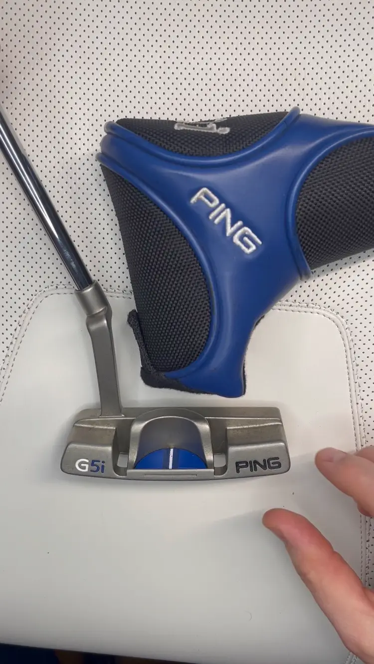 Ping G5i 34inch Putter w/ new Lamkin Deep Etch RH +headcover