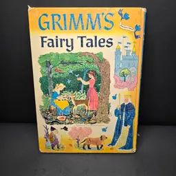 Vintage 1955 Grimm's Fairytales Book