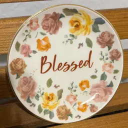 "Blessed" Small Decorative Plate (New)