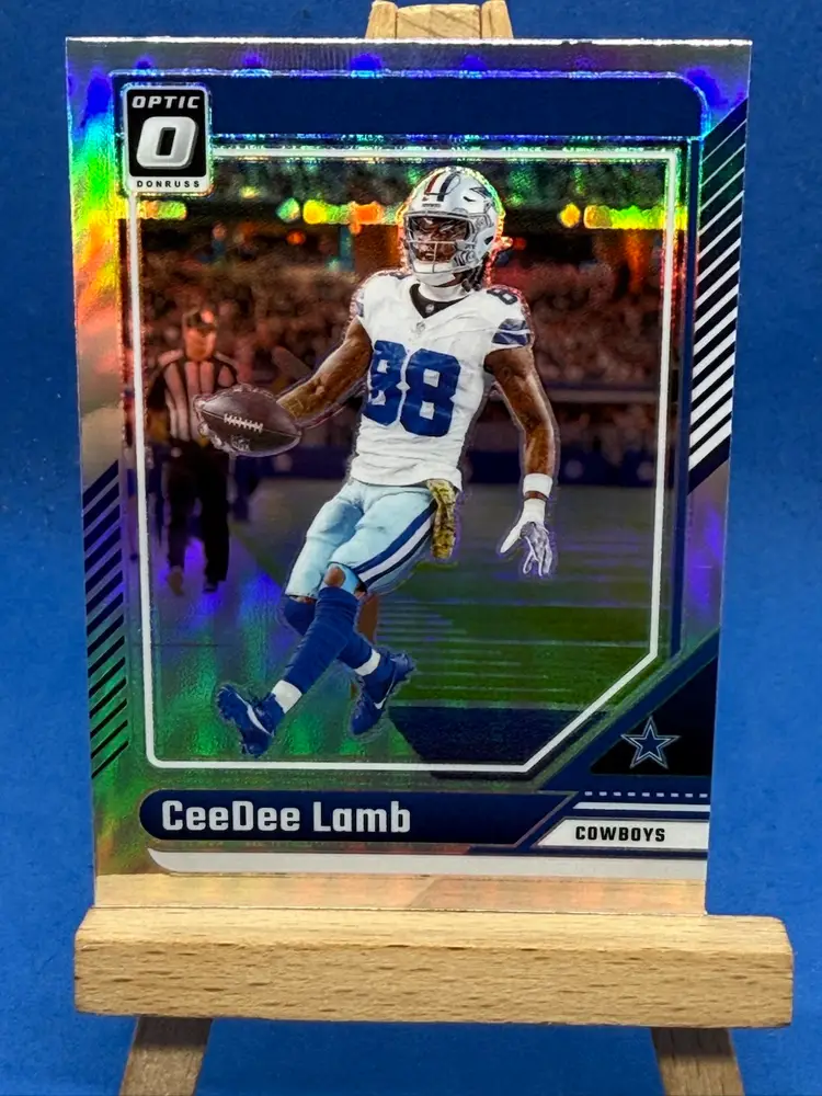 2024 Optic Cee Dee Lamb Silver Holo Cowboys