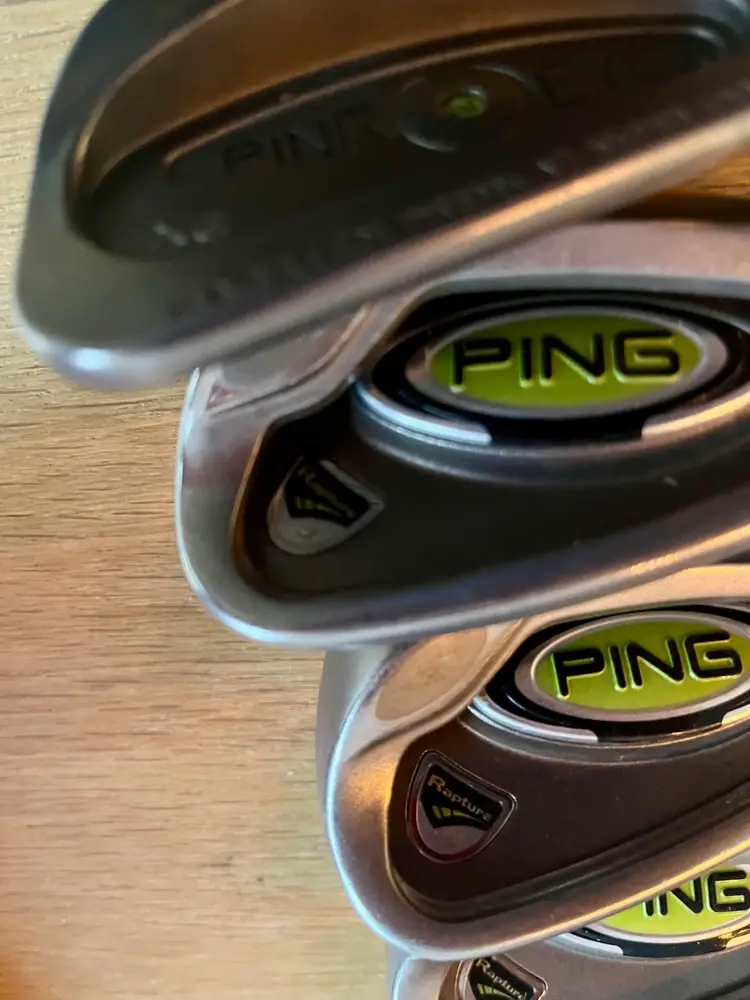 Ping- Japanese bangers - Rapture J spec Iron set. 5-thru-G PLUS Ping Eye2 XG 56,60.
