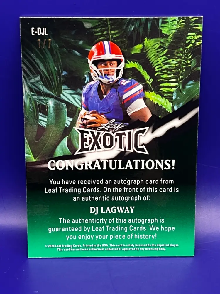 DJ Lagway 2024 Leaf Eclectic Exotic Elephant Kaleidoscope Auto #1/7