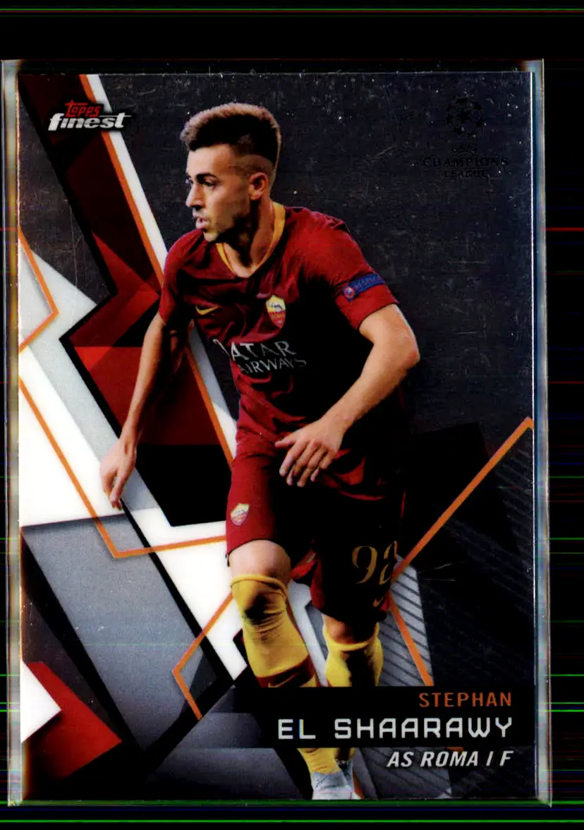 Stephan El Shaarawy 2018-19 Topps Finest UEFA Champions League #87 - AS Roma - (147-322)