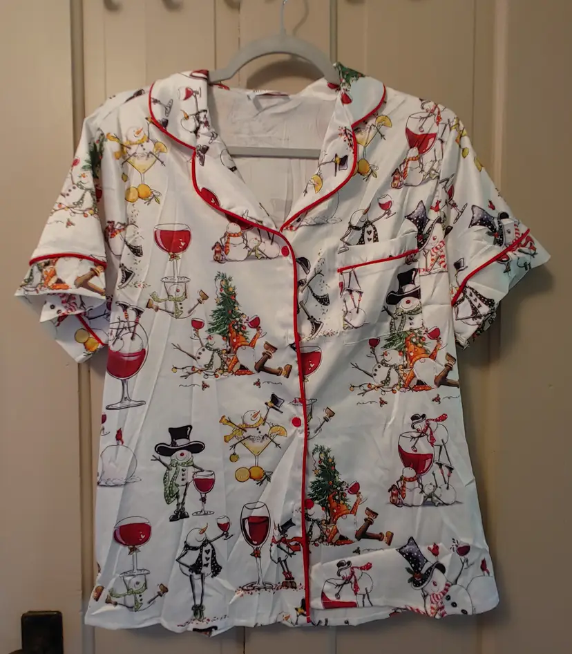 #02 Pajamas- Brand: She Show. Size Large. NWT. Retail $38-48. Material: 97% polyester, 3% spandex. No callouts.