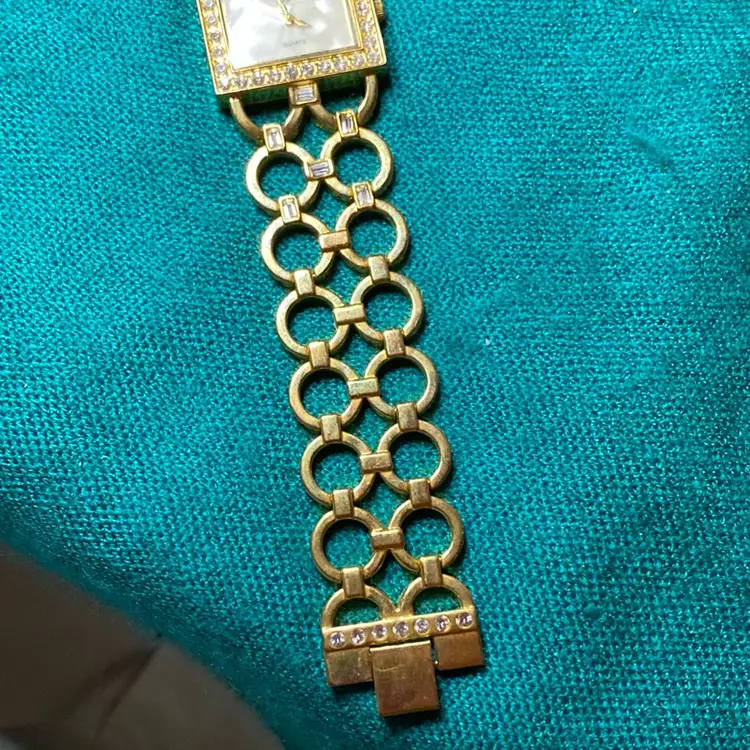 Elizabeth Taylor Gold Tone Quartz Watch