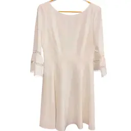 NWT Eliza, J white dress size 8